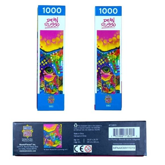 Jigsaw Puzzle Cat Theme 1000 Pieces by Masterpieces NEW Sealed 19.25" x 26.75" - Picture 11 of 16